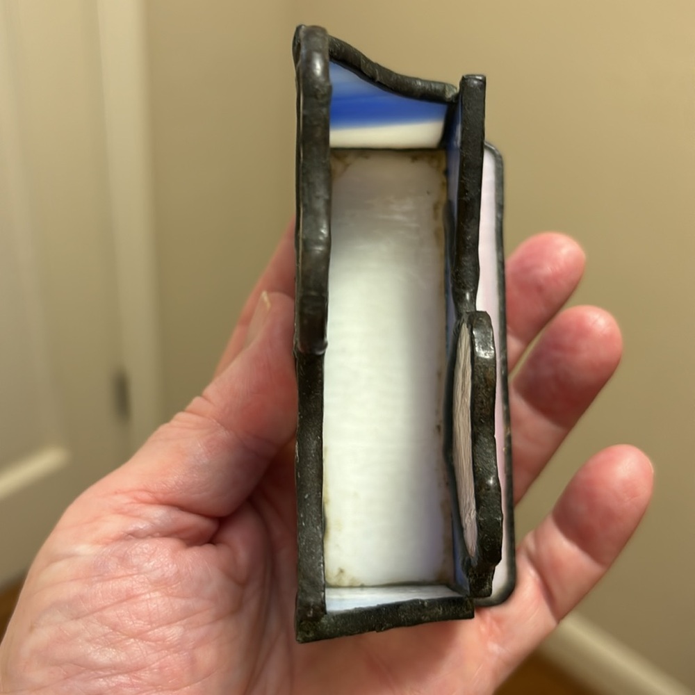 Stain Glass Double Heart Card Holder - Picture 13 of 15